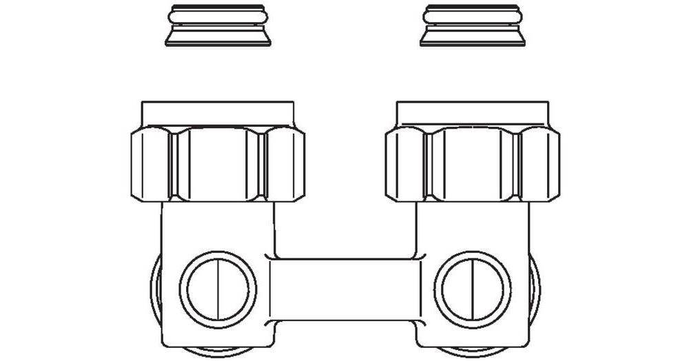 Oventrop Absperrwinkelverschraubung ZB Multiflex F 3/4Zoll ÜM x
