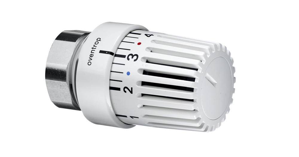 Oventrop Thermostat maxi/min 7-28 GrC anthrazit/weiß, mit Nullstellung