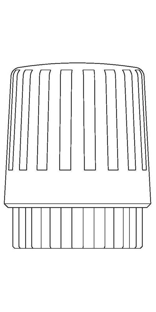 Oventrop OV Handregulierkopf Gewindeanschluss M 30x1,5 wei