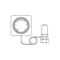 Oventrop Thermostat Uni FH mit Fernverstellung, weiß Kapillarrohr Oventrop Thermostat Uni FH mit Fernverstellung, weiß Kapillarrohr