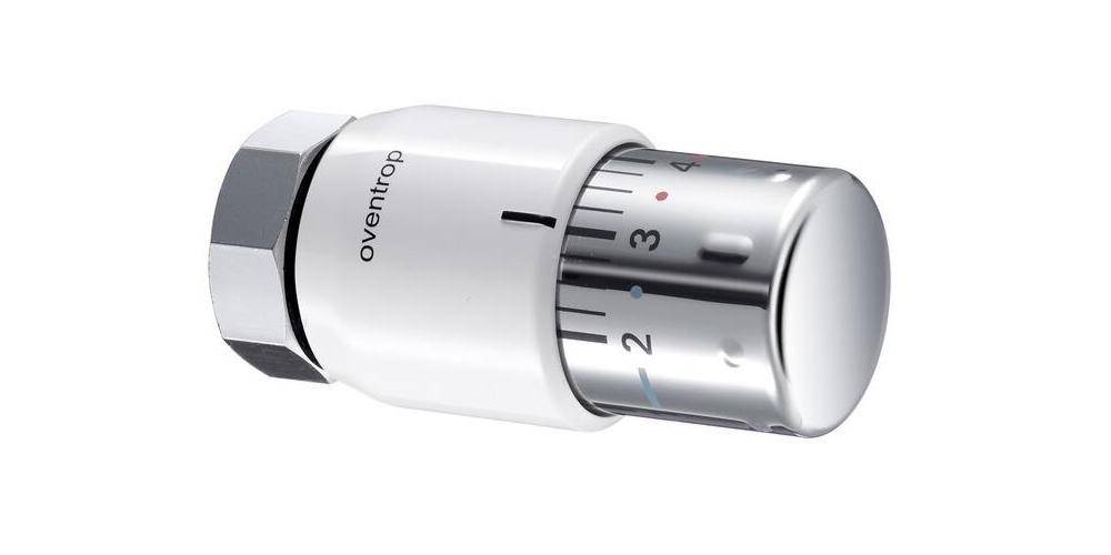 Oventrop OV Thermostat Uni SH Edelstahl Design