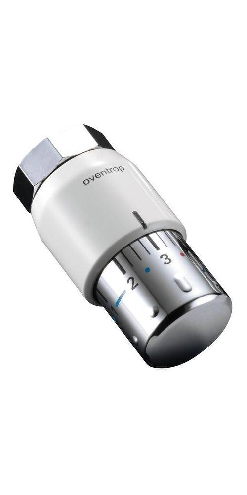 Oventrop OV Thermostat Uni SH Edelstahl Design