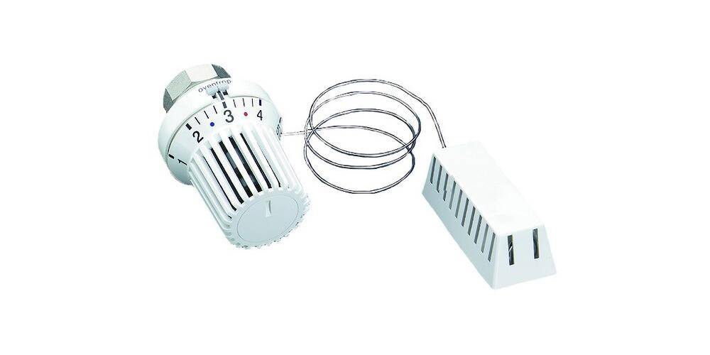 Oventrop Thermostat Uni XH weiß, 7-28 °C Kapillarrohr 2000 mm