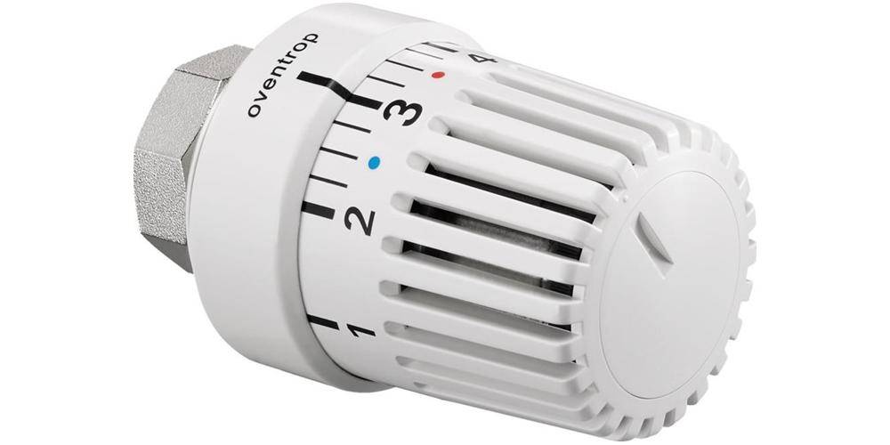 Oventrop Thermostat Uni LH ohne Nullstellung, weiß 7-28 GrC