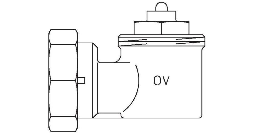 Oventrop Winkeladapter Thermostate Zubehör und Ersatzteile für