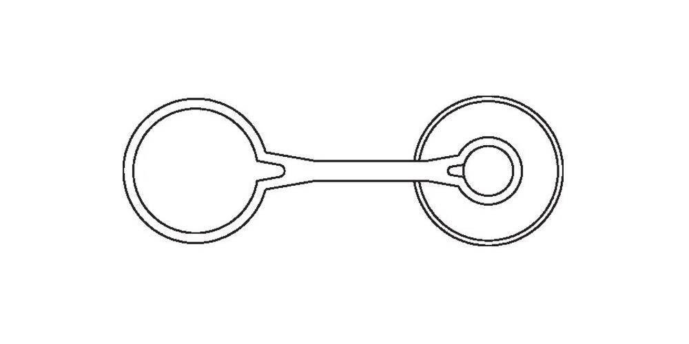 Oventrop OV Verschlusskappe R 5/8Zoll IG, Messing