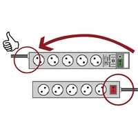 Steckdosenleiste Super Solid 16 A 250 V Steckd.5 2,5m H05VV-F 3x1,5 mm² Steckdosenleiste Super Solid 16 A 250 V Steckd.5 2,5m H05VV-F 3x1,5 mm²