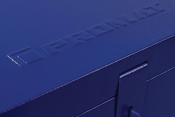 Stahlblechwerkzeugkoffer unbestückt Außen-B690T360xH310mm PROMAT