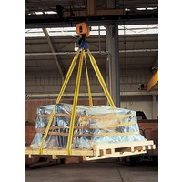 Hebeband DIN EN 1492-1 L.4m gelb Tragf.einf.3000kg DOLEZYCH Hebeband DIN EN 1492-1 L.4m gelb Tragf.einf.3000kg DOLEZYCH