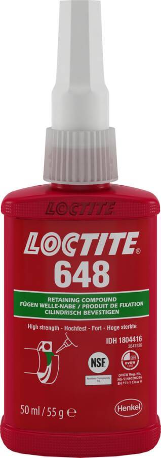 Universelles Fügeprodukt Loctite 648 1804416 Gebindeart Flasche Inhalt 50 ml
