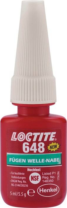 Fügeklebstoff 648 hf.grün 5 ml Flasche LOCTITE