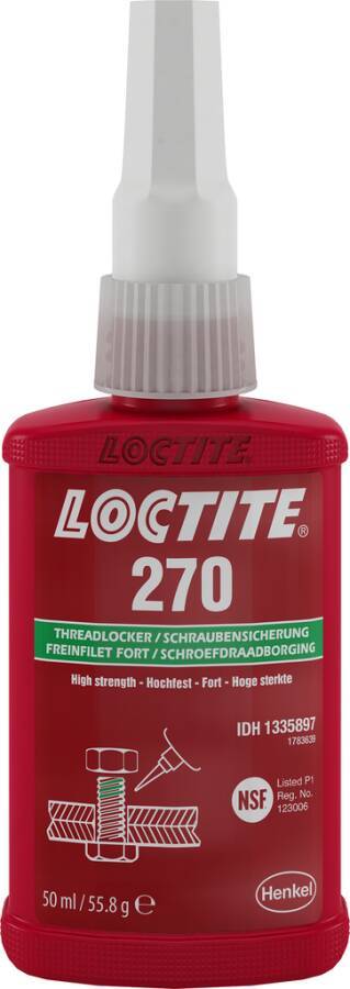 Schraubensicherung hochfest Loctite 270 1335897 Gebindeart Flasche Inhalt 50 ml