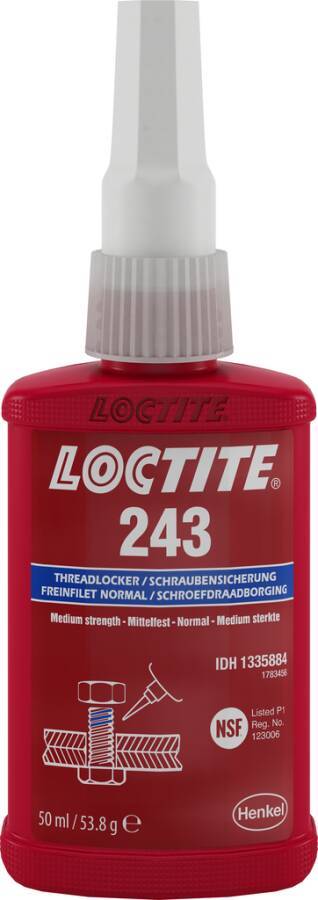 Schraubensicherung mittelfest Loctite 243 1335884 Gebindeart Flasche Inhalt 50 ml
