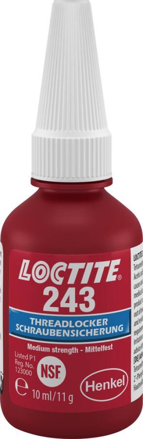 Schraubensicherung mittelfest Loctite 243 1918246 Gebindeart Flasche Inhalt 10 ml