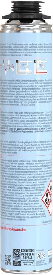 Pistolenschaum PUP S 539163 Farbe beige Inhalt 500 ml