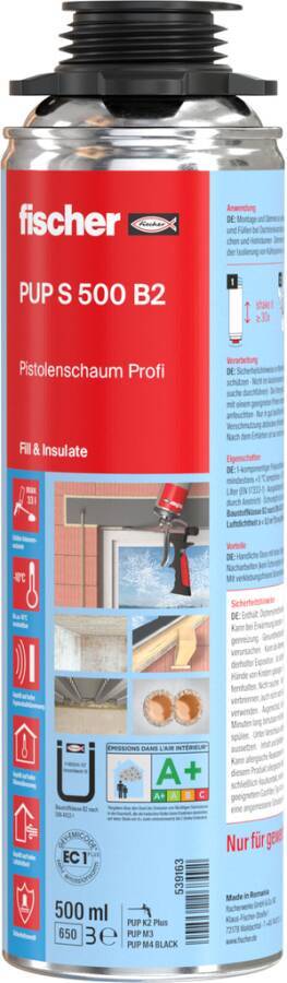 Pistolenschaum PUP S 539163 Farbe beige Inhalt 500 ml