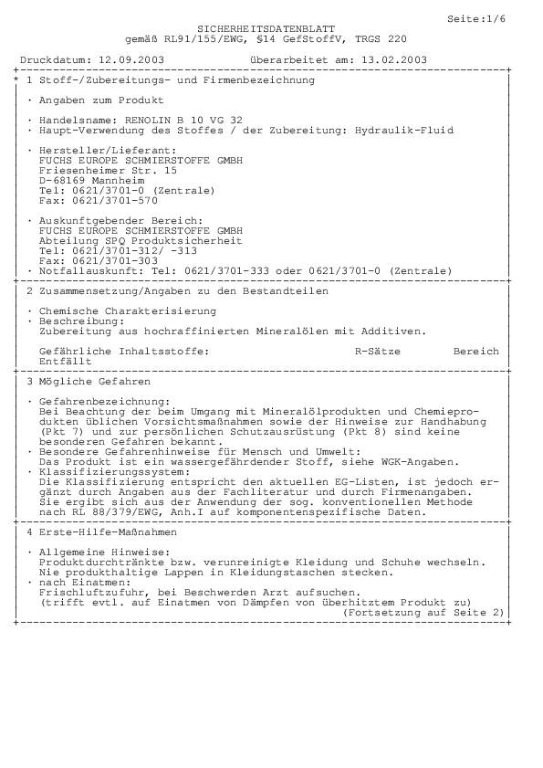 Druckluftspezialöl 1l Flasche EWO