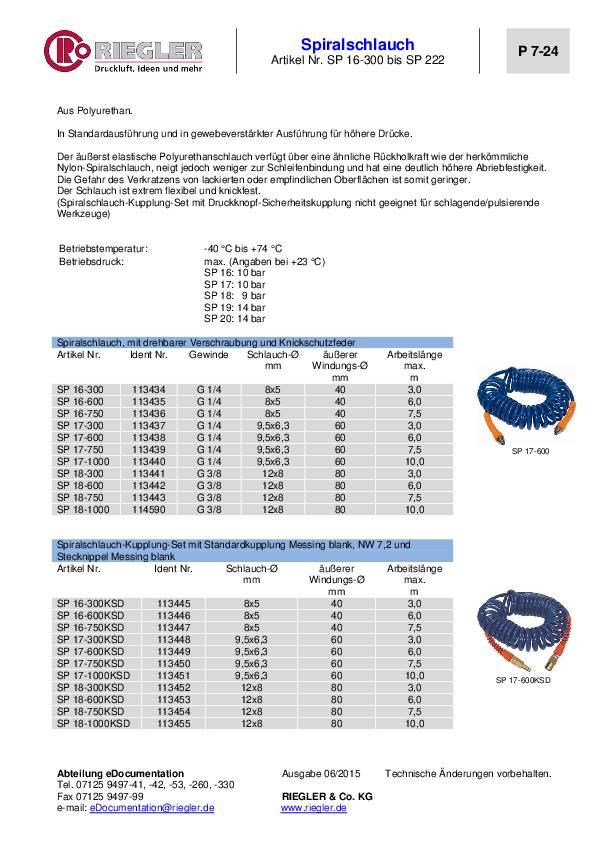 Spiralschl.-Druckknopf-Sicherheitskpl.-Set, PU, ø 12x8, 6,0 m - 113464