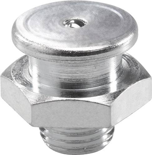 Flachkopfschmiernippel Stand.DIN3404 M10x1mm Form A SW 17mm BT UMETA