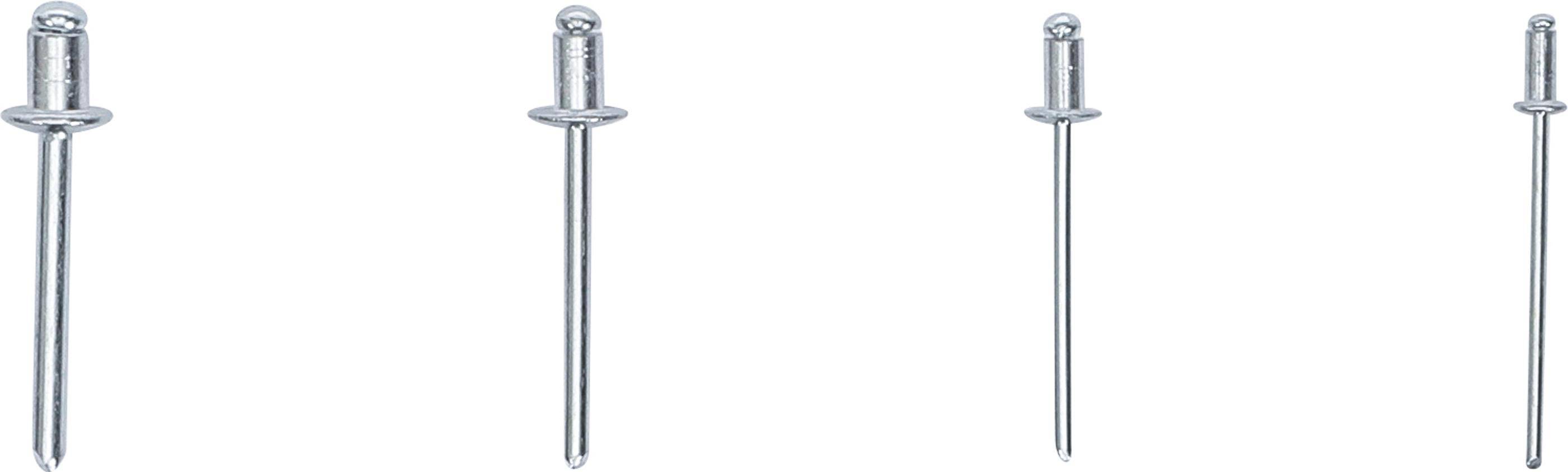 BGS Blindnieten-Sortiment | Aluminium | 2,4 - 4,8 mm | 400-tlg.