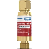 Sicherheitseinrichtung TYP RF 53 N G 1/4Zoll RH O2,Druckluft,n.brennbare Gase Sicherheitseinrichtung TYP RF 53 N G 1/4Zoll RH O2,Druckluft,n.brennbare Gase