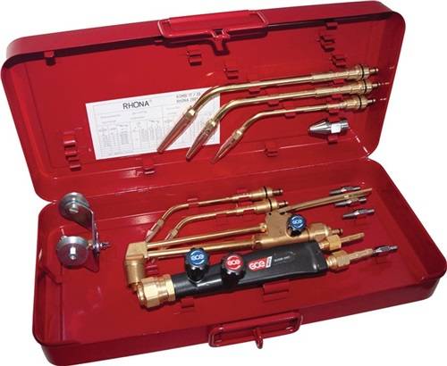 Schweiß- u.Schneidgarnitur RHÖNA 2001 AB Injektor Schneidb.b.100mm GCE RHÖNA