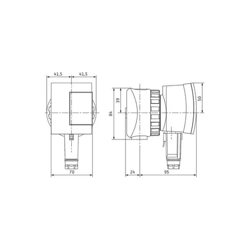 Wilo Hocheffizienzpumpe Star-Z NOVA, Rp 1/2Zoll, 84mm Wilo Hocheffizienzpumpe Star-Z NOVA, Rp 1/2Zoll, 84mm