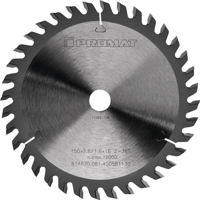 Präzisionskreissägeblatt AD216mm Z.48-neg.WZ Bohrung 30mm Schnitt-B.3mm HM