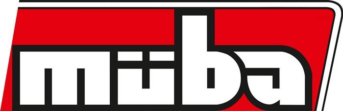 Ein rot-schwarzes geometrisches Logo mit den Buchstaben 'ub'.