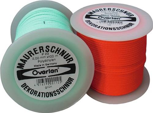 Maurerschnur L.100m D.2mm 35 kg PE grün