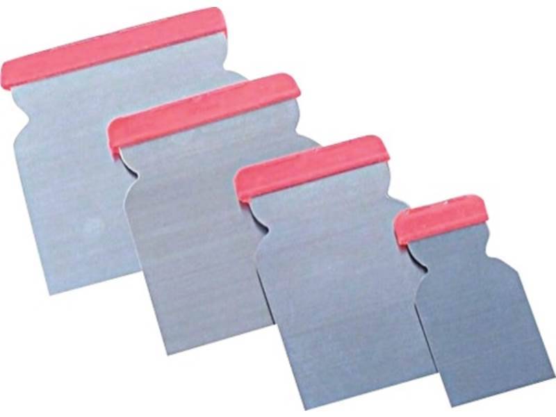 TRUFA 530-100 Japanspachtelsatz 4-teilig Stahl je 1 Spachtel 50/80/100/120 mm