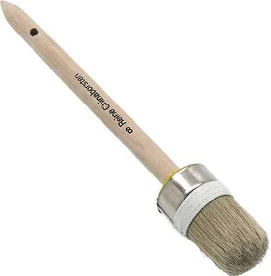 NÖLLE Ringpinsel Gr.2 Borstenlänge 60 mm 20 mm helle Mischborste roher Holz