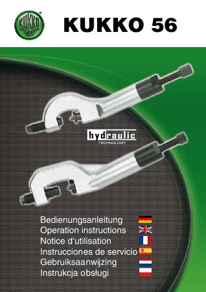 Mutternsprenger 56 M14-M24 hydraulisch b.Güte 10 u.VA KUKKO