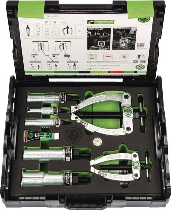 Innenausziehersatz 25 10-tlg.12-70mm KUKKO