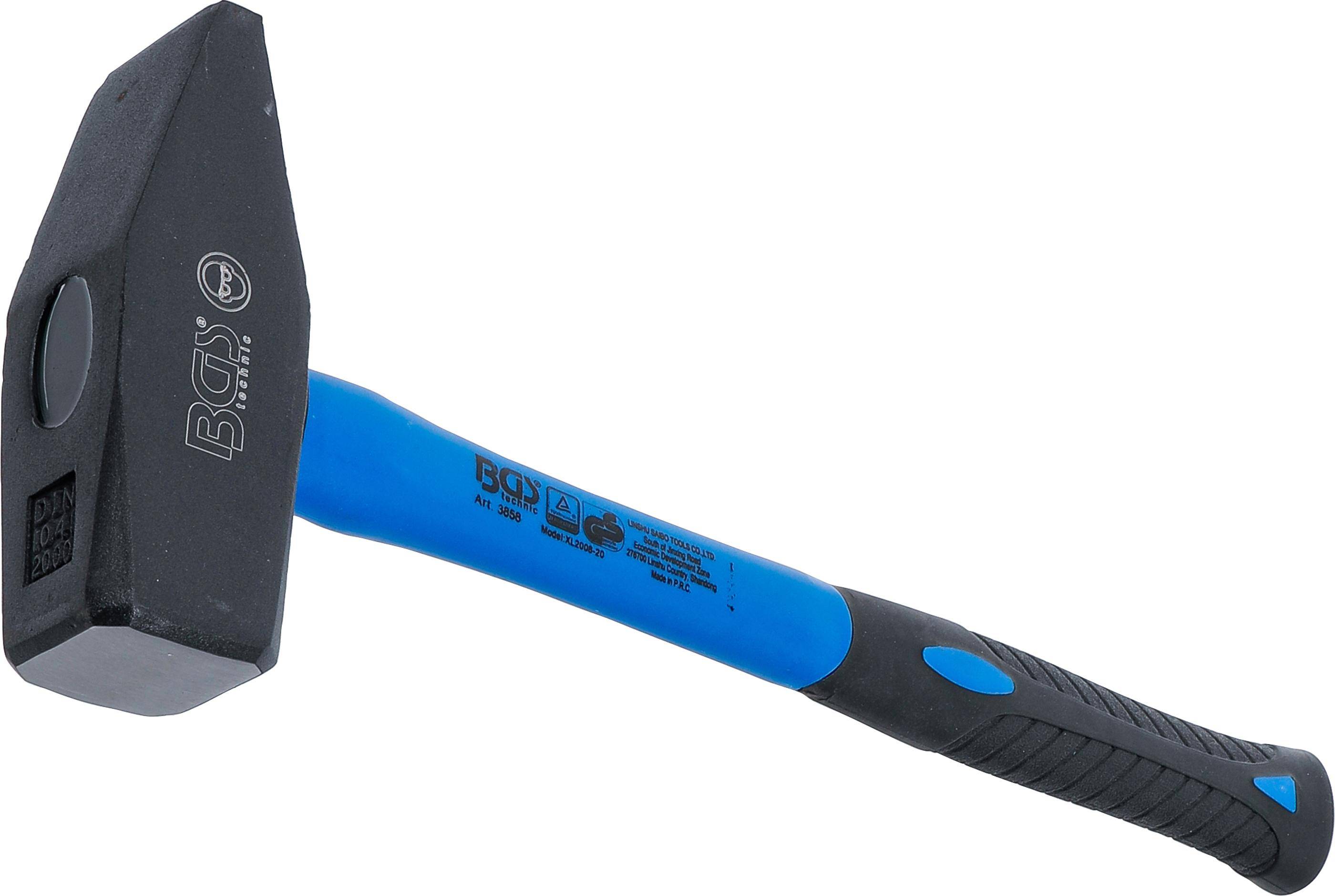 BGS Schlosserhammer | Fiberglasstiel | DIN 1041 | 2000 g