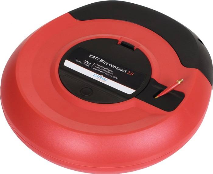 Kabeleinziehgerätset Kati® Blitz compact 2.0 Band-L.50m Biege-R.min.30mm KATI…