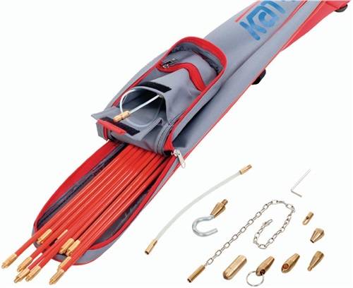 Schubstangen Profi-Setfür Kabeleinziehsysteme