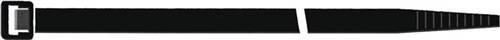 Kabelbinder L.360mm B.7,5mm PA schwarz n.UV beständig 100St./Btl.SAPI SELCO