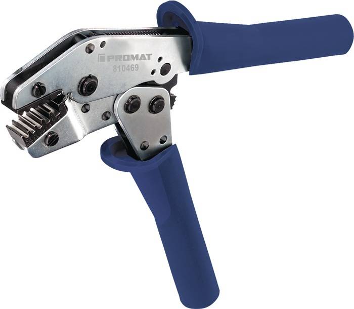 Aderendhülsencrimpzange Gesamt-L.205mm 0,5-6 (AWG 24-10)mm² Ku.-Hülle PROMAT