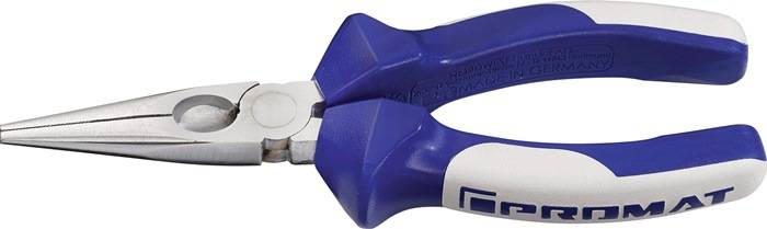 Flachrundzange L.160mm flach/rund ger.Mehrkomp.-Hülle PROMAT