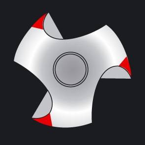 Senkbit 90Grad D.16,5mm HSS Z.3 RUKO