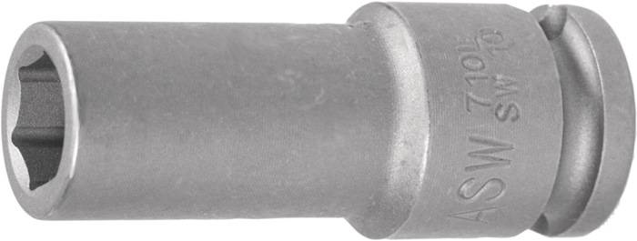 Kraftschraubersteckschlüsseleinsatz 710 L 3/8 Zoll 6KT SW 17mm L.50mm ASW