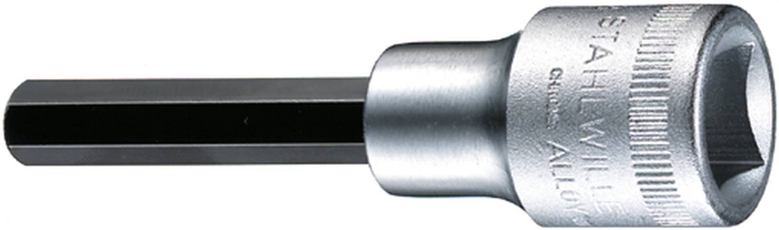 1/2" INHEX-Schraubendrehereinsatz Abtriebssechskant 6mm L.220mm