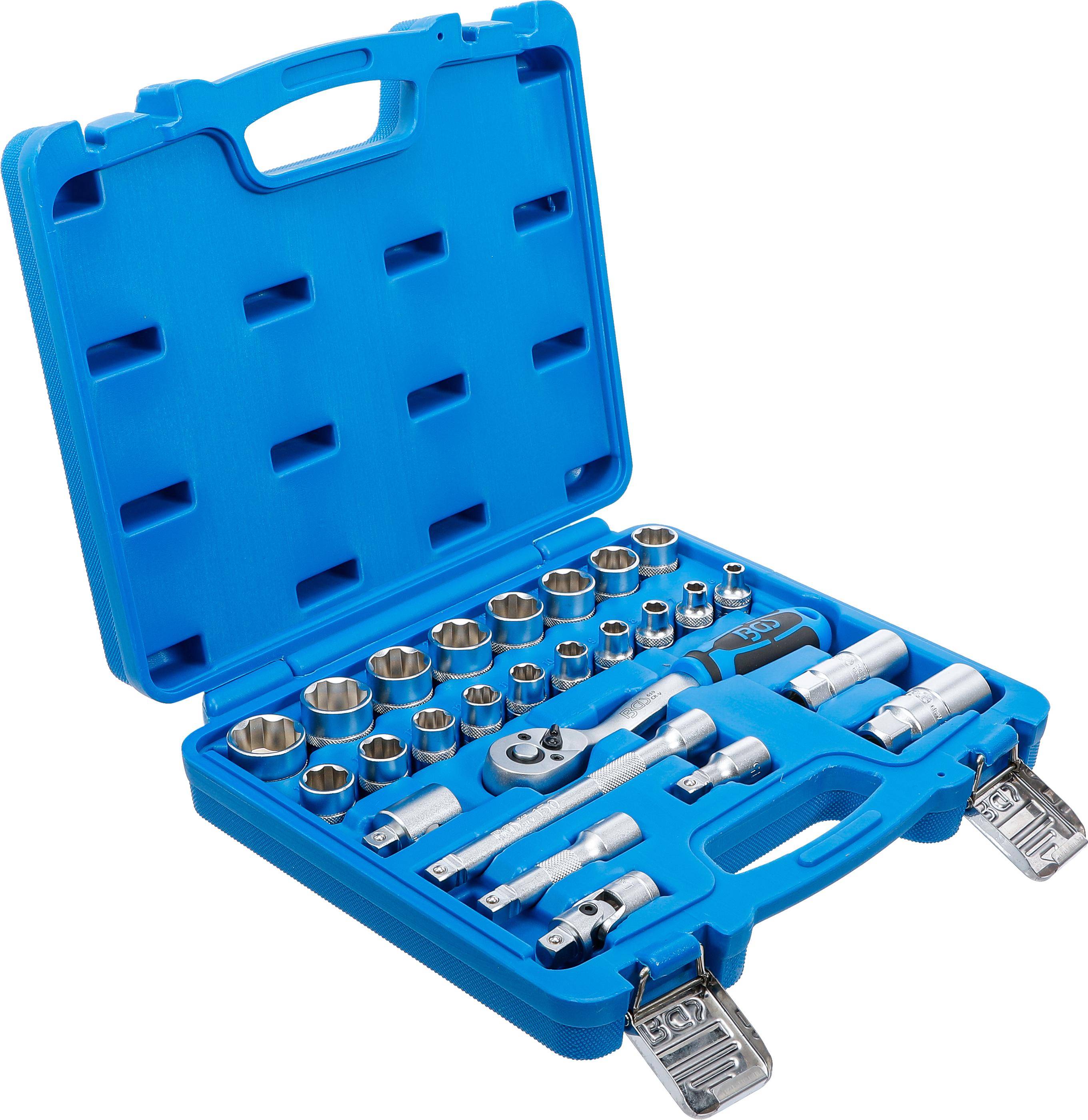 BGS technic Steckschlssel-Satz Wellenprofil | Antrieb 10 mm (3/8") |