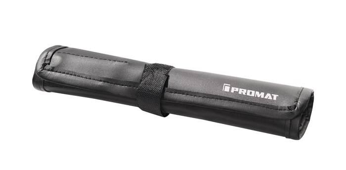 Ringmaulschlüsselsatz 8tlg.SW 8-19mm Form A CV-Stahl in Rolltasche PROMAT