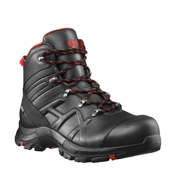 HAIX Sicherheitsschuhe BLACK EAGLE Safety 54 mid S3 schwarz-rot - Größe:EU 44 / UK 9.5 HAIX Sicherheitsschuhe BLACK EAGLE Safety 54 mid S3 schwarz-rot - Größe:EU 44 / UK 9.5