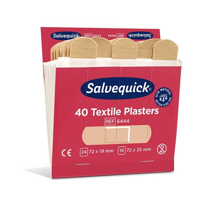 Pflasterstrips Salvequick elastisch 6 Nachfüllpack je 40 St.SALVEQUICK