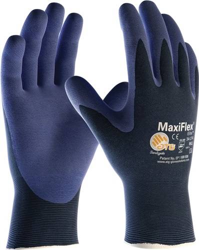 Handschuhe MaxiFlex Elite 34-274 Gr.10 blau Nyl.m.Nitrilmikroschaum EN388 Kat.II