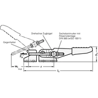 Verschluss-Spanner GN 851 STA Haltekraft FH 3200 N GANTER Verschluss-Spanner GN 851 STA Haltekraft FH 3200 N GANTER