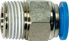 ger. Steckverschraubung B-Ser.R1/2 a.Kunstst. D10